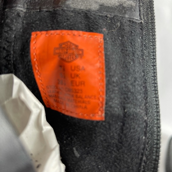 Harley-Davidson Women's Riding Boots D85323 Studs Strap Black Size 7.5 M - Picture 8 of 9